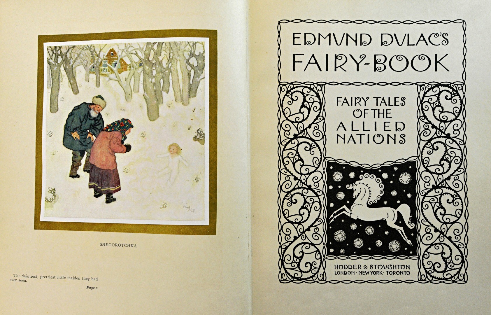 Appraisal: EDMUND DULAC'S FAIRY BOOK fairy tales of the allied nations