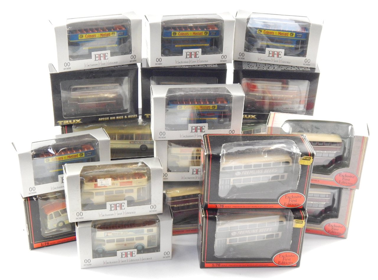 Appraisal: A quantity of Gilbow die cast models of buses mint