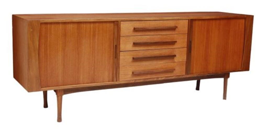 Appraisal: Canadian mid-century modern teak sideboard RS Associates c s rectangular