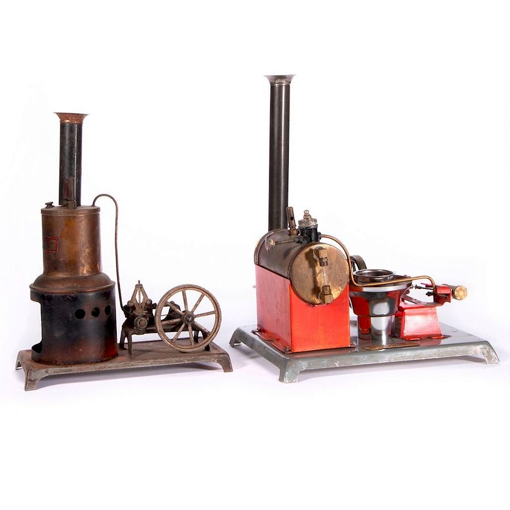 Appraisal: Two vintage model steam engines Two vintage model steam engines