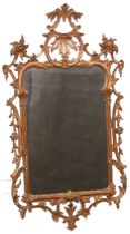 Appraisal: Ornate Carved Mirror ca Late th Early th Century French