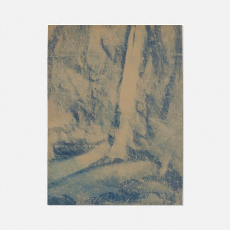 Appraisal: Hugh Scott-Douglas Untitled Hugh Scott-Douglas Untitled cyanotype on linen h