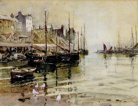 Appraisal: William Roger Brenner British late th century BRIXHAM HARBOUR DEVONwatercolor