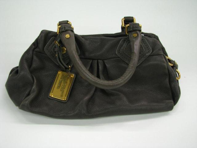 Appraisal: Marc by Marc Jacobs dark gray leather ''Classic Q Baby