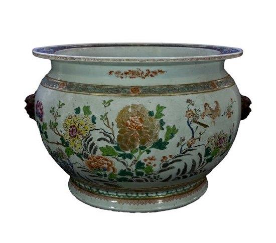 Appraisal: A famille rose fish bowl probably Sampson of Paris and