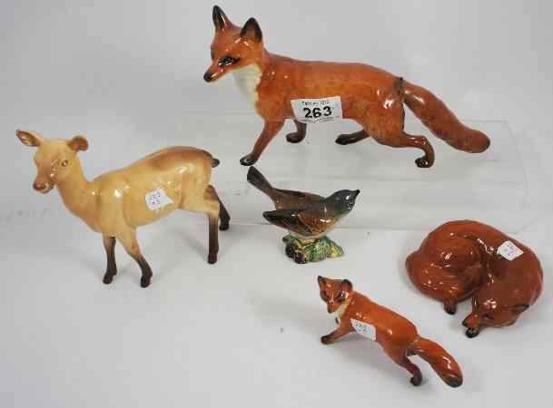 Appraisal: Beswick Model of a Deer Young Fawn chip to right