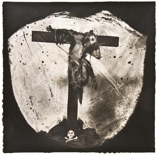 Appraisal: Joel-Peter Witkin b Savior of the Primates Gelatin silver print