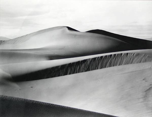 Appraisal: Willard van Dyke American - Death Valley Dune c Gelatin