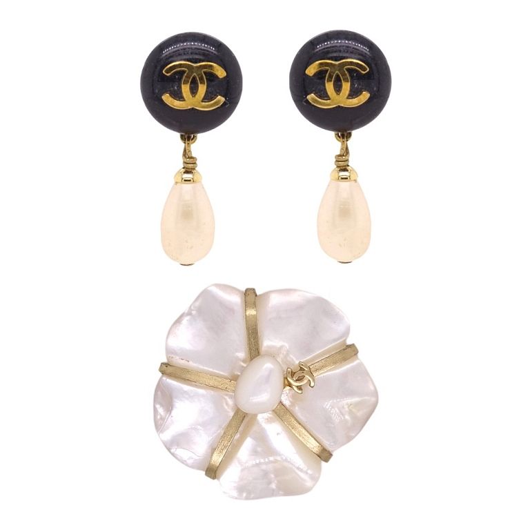 Appraisal: Chanel Suite Chanel Suite Earrings and pendant