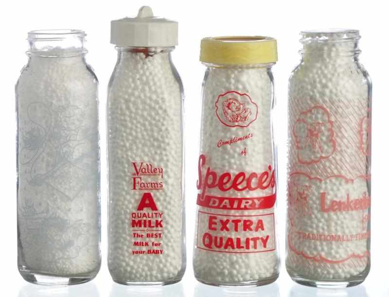 Appraisal: Lot of Baby Milk Bottles Description Lot includes milk bottles