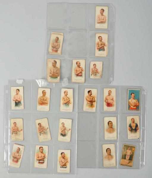 Appraisal: Lot of Allen Ginter's Cards Description Wrestling and boxing Most