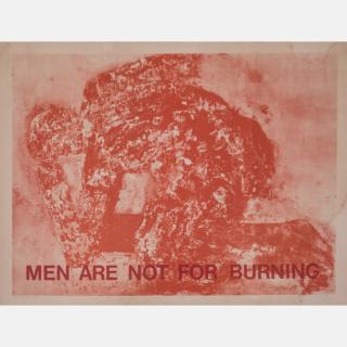 Appraisal: Leon Golub - The Burnt Man - Silkscreen Signed lower