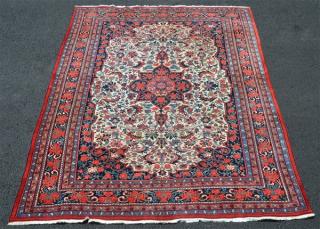 Appraisal: Center Medallion Oriental Room Size Rug Vintage Center Medallion and