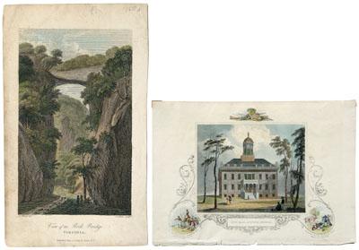 Appraisal: Ten prints Southern views six Georgia and four Virginia related