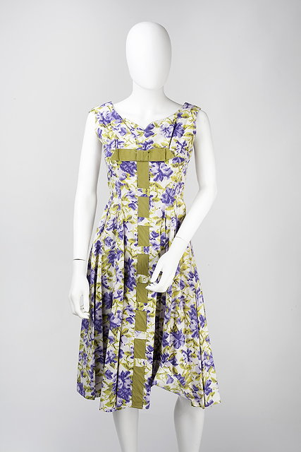 Appraisal: A group of four purple day dresses comprising three of