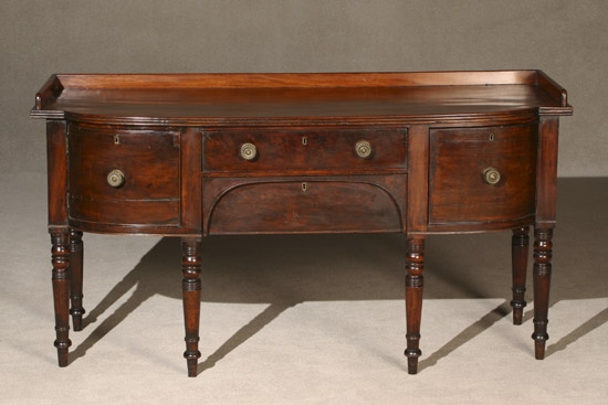 Appraisal: Regency Mahogany Sideboard Early th Century Having a central long