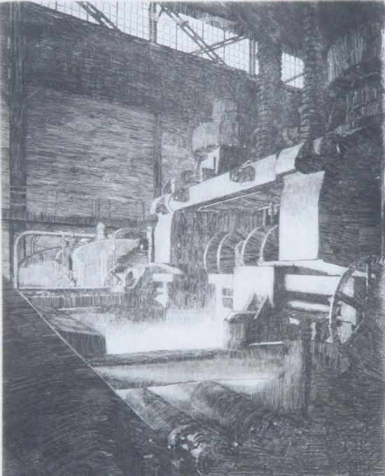 Appraisal: DON SWANN American - THE ROLLING MILL signed lower right