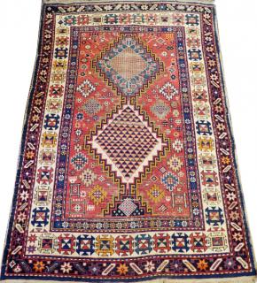 Appraisal: RUSSIAN SHIRVAN RUG C RUSSIAN SHIRVAN RUG C - '