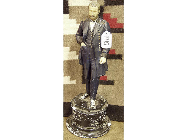 Appraisal: th century plaster of paris statue of U S Grant