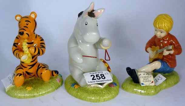 Appraisal: Royal Doulton Winnie The Pooh Figures from the Music Collection