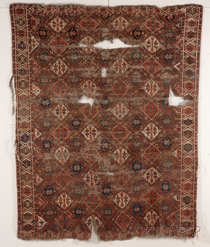 Appraisal: Chodor Main Carpet West Turkestan first half th century several