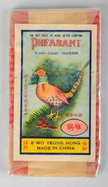 Appraisal: Pheasant -Pack Firecrackers Class Manufactured by E-Wop-Yeun Hong Logo crackers