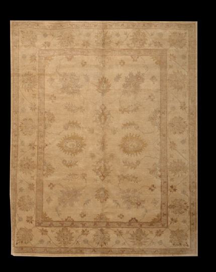 Appraisal: Turkish Angora Oushak Carpet ' x '