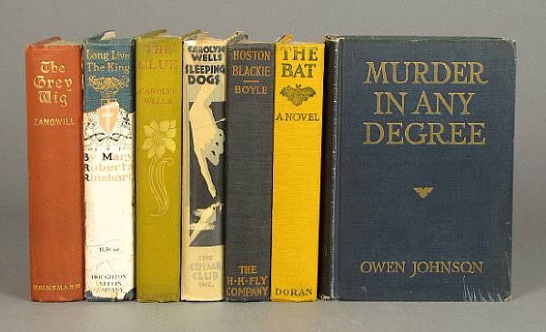 Appraisal: MYSTERY amp DETECTIVE vols incl Rinehart Mary Roberts amp Avery