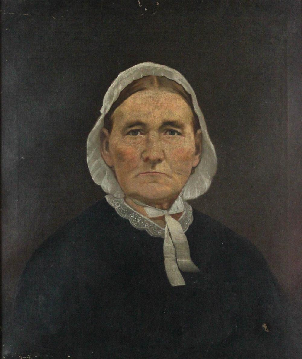 Appraisal: POSSIBLY MICHAEL NACHTRIEB AMERICAN - MRS ELIZA ZELLERS Oil on