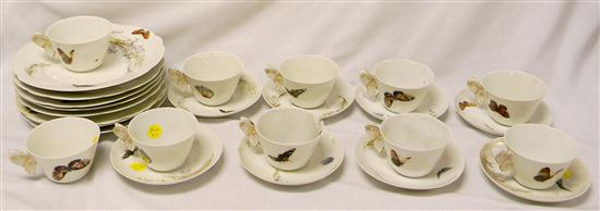 Appraisal: Haviland and Co set of ten teacups and eight saucers