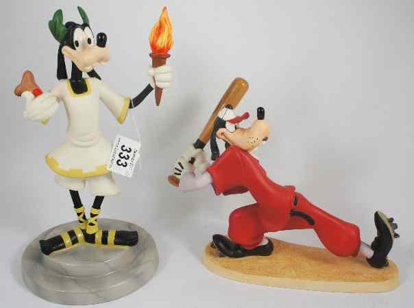 Appraisal: Walt Disney Art Classics Figures How to Play Baseball Batter