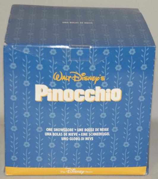 Appraisal: Walt Disney Pinocchio Snow Globe in Box Condition Excellent Size