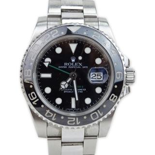 Appraisal: Man's Rolex GMT Master II Stainless Steel Watch with Oysterlock