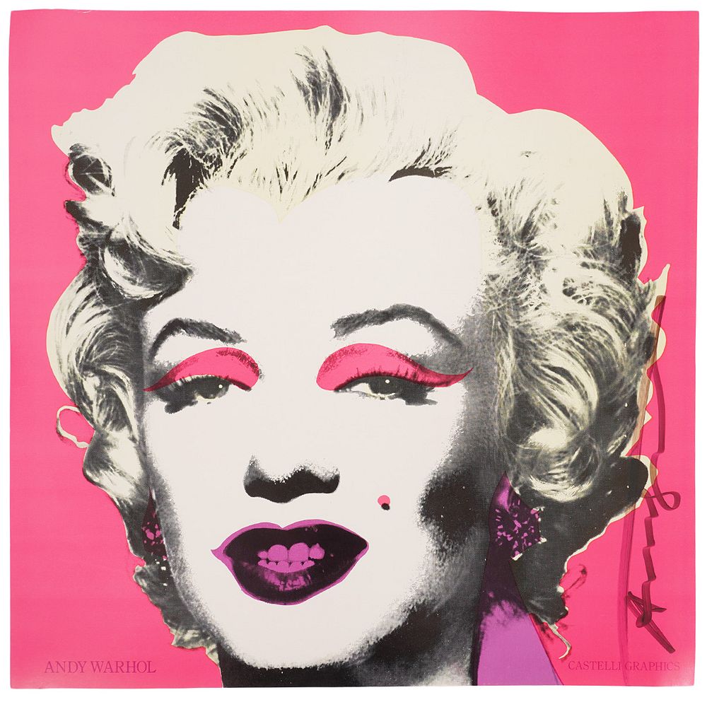 Appraisal: Andy Warhol 'Marilyn Invitation' Offset Lithograph Andy Warhol American -