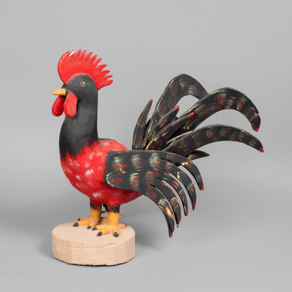 Appraisal: DUANE ALVAREZ ROOSTER Duane Alvarez New Mexico th Century Rooster