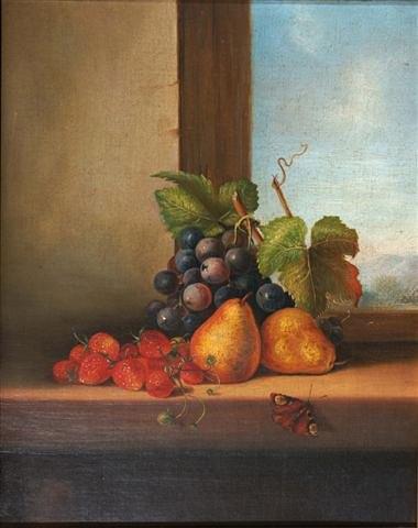 Appraisal: TH CENTURY FOLLOWER OF EDWARD LADELL - Still life -