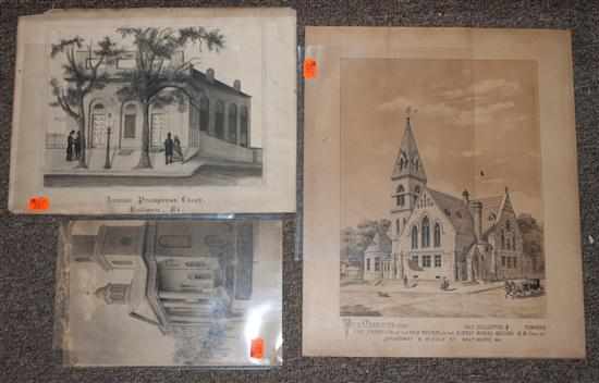 Appraisal: Baltimore Landmarks Three items American School mid- th century ''Associated