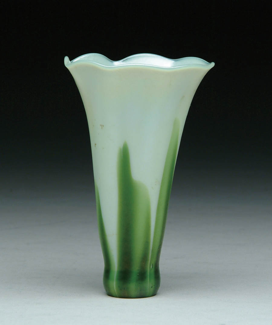 Appraisal: TIFFANY ART GLASS LILY SHADE Cream colored Tiffany lily shade