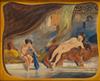 Appraisal: LOUIS EILSHEMIUS The Turkish Bath Oil on masonite x mm