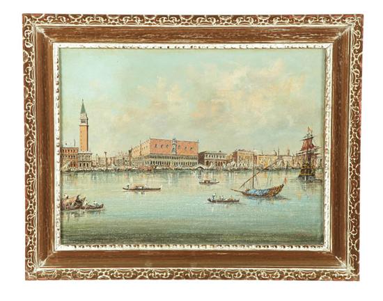 Appraisal: VENICE BY M MASSI EUROPEAN SCHOOL EARLY TH CENTURY Oil