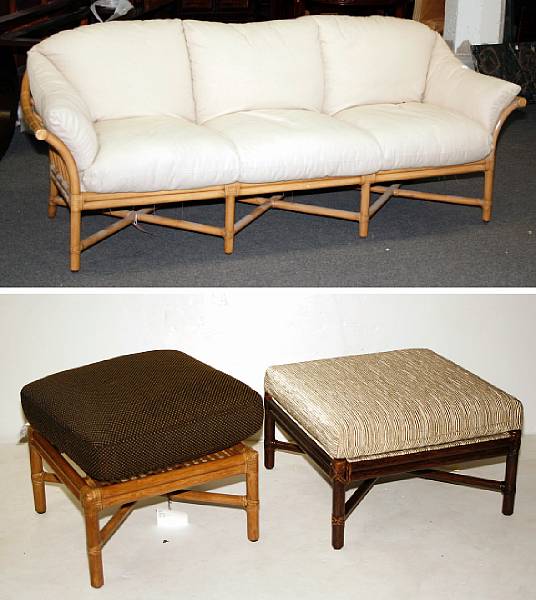 Appraisal: Property of the McGuire Furniture Company McGuire Furniture Company st