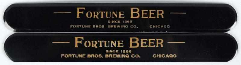 Appraisal: Lot of Fortune Beer Foam Scrapers Single-sided Includes one very