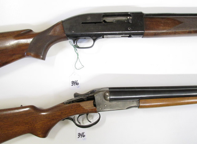 Appraisal: TWO GUNSMITH SPECIAL SHOTGUNS Winchester model semi automatic gauge full