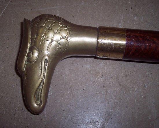 Appraisal: Additional Lot A Walking cane in three detachable sections with