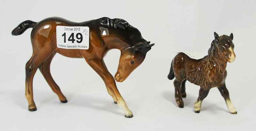 Appraisal: Beswick Foal and Shetland Foal