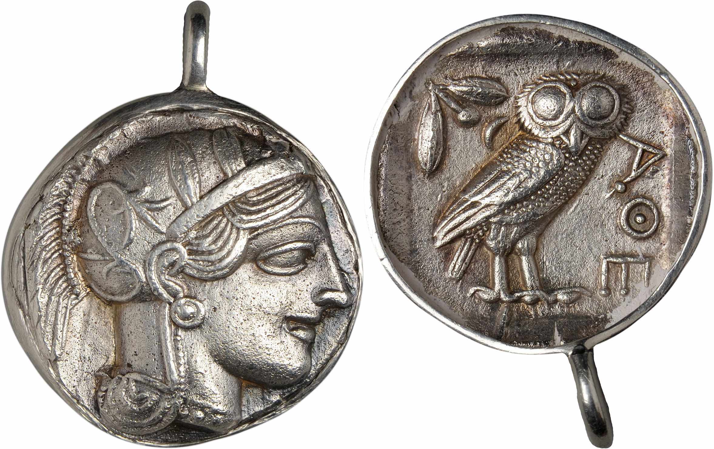 Appraisal: Attica Athens Tetradrachm ca th Century BC Helmeted head of