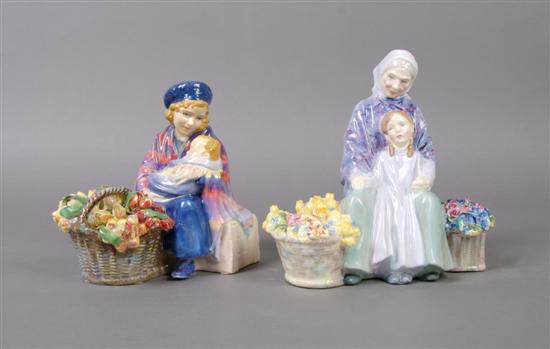 Appraisal: A Group of Two Royal Doulton Porcelain Figures Height of