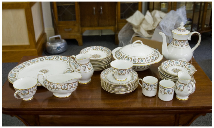 Appraisal: Regency Bone China Tea Dinner and Coffee Service comprising of