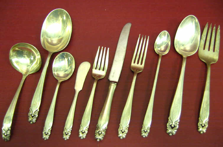 Appraisal: R WALLACE SONS MFG CO WALLINGFORD CT Sterling silver flatware