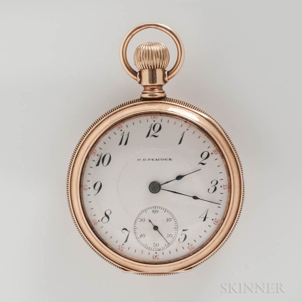 Appraisal: Elgin National Watch Co kt Gold Open-face Watch Elgin National